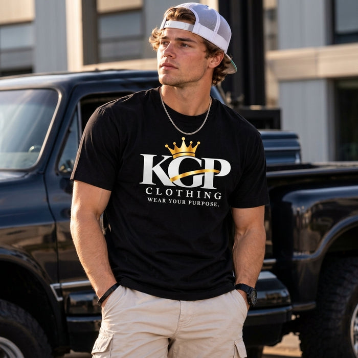The Purpose Crown Tee - Black  T-Shirt