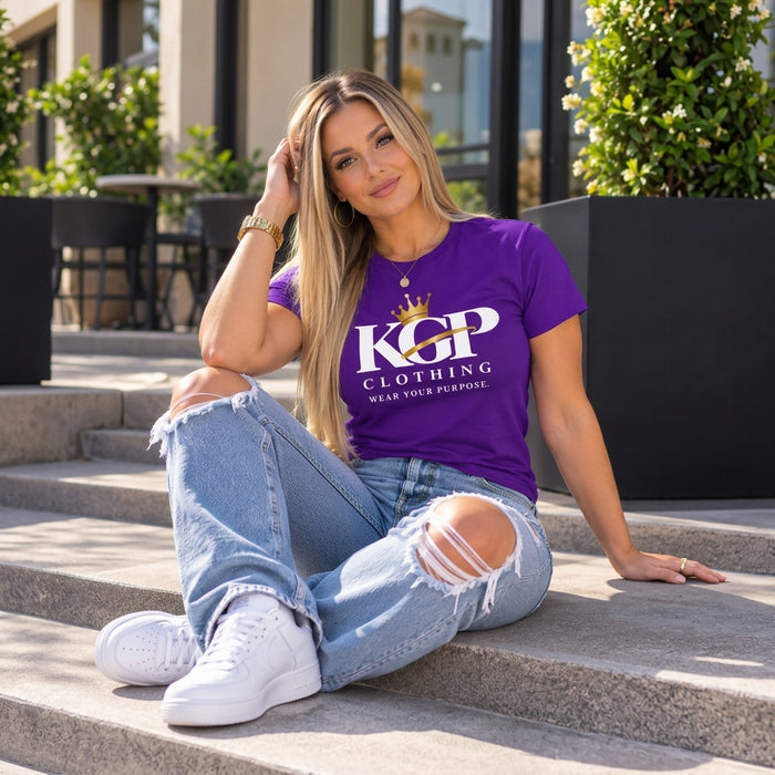 The Purpose Crown Tee - Purple  T-Shirt
